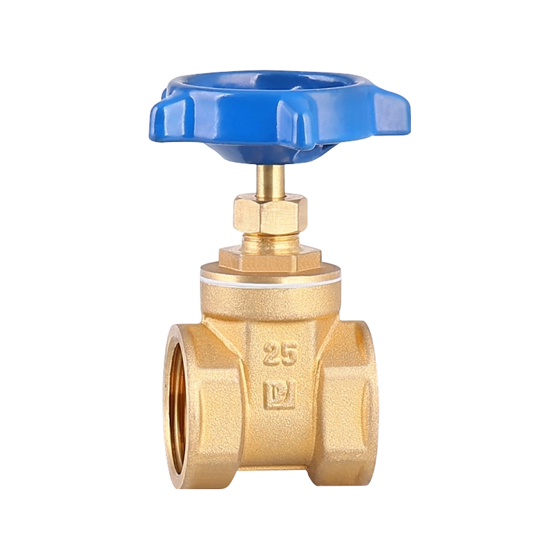 مقبض العجلة صمام بوابة نحاسي مزورة صمامات تركيب الخيوط الأنثوية